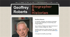 Desktop Screenshot of geoffreyroberts.net