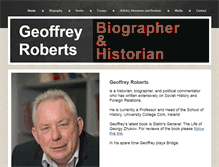 Tablet Screenshot of geoffreyroberts.net